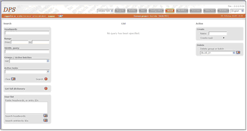 Screenshot: Search Screen